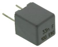 mkp1837333011 Vishay 33nF Polypropylene Capacitor PP 63 V ac, 100 V dc ±1% Tolerance Through Hole MKP 1837 Series