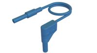 934048102 Hirschmann Test & Measurement 4 mm Test Probe Lead, 32A, Blue, 1m Lead Length