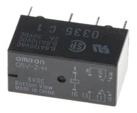 g5v-2-h-5dc Omron PCB Mount Signal Relay, 5V dc Coil, 1A Switching Current, DPDT