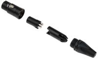 nc4fxx-bag Neutrik Cable Mount XLR Connector, Female, 50 V, 4 Way, Silver over Nickel Plating
