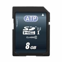 af8gsd3-wabxm ATP 8 GB Industrial SDHC SD Card, Class 10, UHS-1 U1