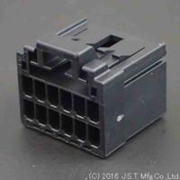 j21df-12v-kx-l JST, J2000 Female PCB Connector Housing, 2.5mm Pitch, 12 Way, 2 Row