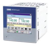 7035718-01-00-00-00-00-00-00-00-23-00000000000 Jumo DICON Touch PID Temperature Controller, 96 x 96mm, 2 Output Relay, 110 → 240 V ac Supply Voltage