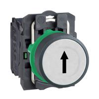 xb5aa3341 Schneider Electric Harmony XB5 Series Push Button, Slow Brake, Panel Mount, 22mm Cutout, SPST, IP66, IP67, IP69(IP69K)