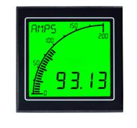apm-m1-apo Trumeter LCD Digital Panel Multi-Function Meter for Current, Frequency, Voltage, 68mm x 68mm