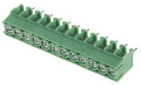 1984714 Phoenix Contact PT 1.5/12-3.5-H Series PCB Terminal Block, 3.5mm Pitch, Through Hole Mount, 1-Row, Screw Termination