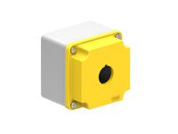 lpzm1a5 Lovato Yellow Aluminium Alloy LPZM Empty Control Station - 1 Hole 22.5 Diameter