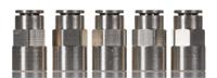 102260828 Norgren PNEUFIT 10 Series Straight Threaded Adaptor, G 1/4 Male to Push In 8 mm, Threaded-to-Tube Connection Style,