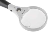 180-9469 RS PRO Illuminated Magnifier, 2X x Magnification, 19mm Diameter