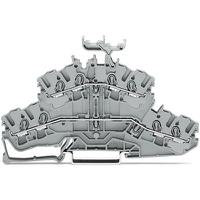2002-2431 WAGO  TOPJOB S Series Grey, 2.5mm², 2-Level, Push-In Cage Clamp Termination, ATEX, EAC Ex, IECEx