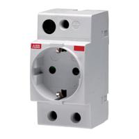 2csm210000r0721-m1175 ABB M1175 Grey 1 Gang Plug Socket, 16A, Type F - German Schuko, Indoor Use