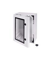 arca-403021w-no-mp Fibox ARCA Series Polycarbonate Wall Box, IP66, Viewing Window, 400 mm x 300 mm x 210mm
