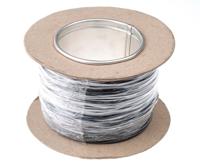 8955-01-100 Hew Heinz Eilentropp SIFF Series Black 0.26 mm² Hook Up Wire, 23 AWG, 130/0.05 mm, 100m, Silicone Insulation,