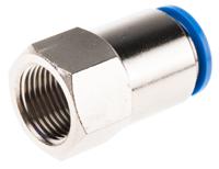 qsf-38-12-b Festo QS Series Straight Threaded Adaptor, G 3/8 Female to Push In 12 mm, Threaded-to-Tube Connection Style, 153030