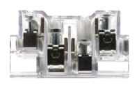 441-4330 RS PRO Distribution Block, 12 Way, 16 mm², 25 mm², 50 mm², 160A, 500 V, Clear