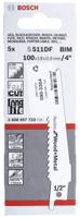 2608657723 Bosch, 6 Teeth Per Inch Reciprocating Saw Blade, Pack of 5