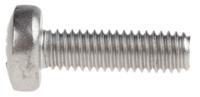 190-614 RS PRO Pozi M6 Pan A4 316 Stainless Steel Machine Screws DIN 7985 x 20.0mm