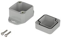 07605054-xm-050504-wl-7035 Bopla Euromas X Series Light Grey Polycarbonate Enclosure, IP66, IP68, IK07, Flanged, Light Grey Lid, 44.8 x 44.8 x