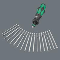 05057480001 Wera Hexagon Bit Holder Screwdriver, 6.35 mm Tip, 146 mm Blade, 146 mm Overall