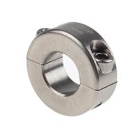 msp-20-ss Ruland Shaft Collar, Two Piece, Clamp Screw, Bore 20mm, OD 40mm, W 15mm, Stainless Steel