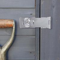 y116b115bc Yale Steel Hasp & Staple, 114 x 41.4mm