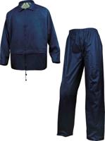 en400magt Delta Plus EN400 Blue, Dark Navy, Waterproof Rain Suit, L