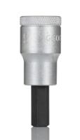 in-19-9 Gedore Hexagon Screwdriver Bit, 9 mm Tip, 1/2 in Drive, Hexagon Drive, 61 mm Overall