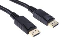 182-8554 RS PRO Male DisplayPort to Male DisplayPort, PVC  Cable, 4K @ 60 Hz, 3m