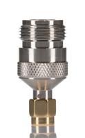 246-9488 RS PRO Straight 50Ω Coaxial Adapter SMA Plug to N Socket 6GHz