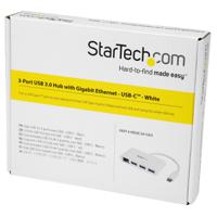 hb30c3a1gea StarTech.com 3 Port USB 3.0 USB C  Hub, USB Bus Powered, 78 mm x 41 mm x 1.5cm