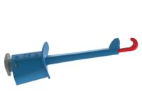 6001-ieciv-bl Electro PJP Blue Hook Clip, 20A, 1kV, 4mm Socket