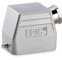 1901200071200200 EPIC H-B Heavy Duty Power Connector Hood, 6 Contacts, M20 Thread, Side Entry