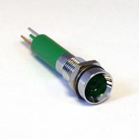 19050361 CML Innovative Technologies 1905X Series Green Panel Mount Indicator, 24V c.a., 8mm Mounting Hole Size, Solder Tab