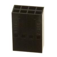 901430008 Molex, 90143 Female Crimp Connector Housing, 2.54mm Pitch, 8 Way, 2 Row