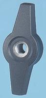 161-436 RS PRO Black Wing Clamping Knob, M5, Threaded Hole