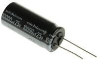 uvy1e103mhd Nichicon 10000μF Aluminium Electrolytic Capacitor 25V dc, Radial, Through Hole - UVY1E103MHD