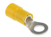 613-9659 RS PRO Insulated Ring Terminal, M5 Stud Size, 4mm² to 6mm² Wire Size, Yellow