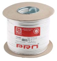 775-6069 RS PRO 2182Y 0.5 mm² 2 Core Power Cable, H03VV-F, White PVC, 100m