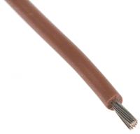50003 Lapp ÖLFLEX HEAT Series Brown 1 mm² Hook Up Wire, 17 AWG, 19/0.25 mm, 100m, Silicone Insulation,
