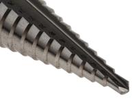 05332 EXACT 3-Piece Step Drill Bit Set for Metal, 30mm Max, 4mm Min, HSS Bits