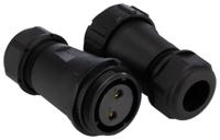 304-339 RS PRO Circular Connector, 2 Contacts, In-Line Cable Mount, SP29 Connector, Plug, Socket, Male/Female, IP68, SP29 Series