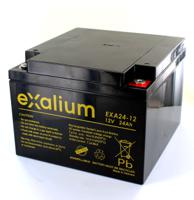 exa24-12 Exalium 12V M5 Sealed Lead Acid Battery, 24Ah