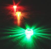 nspulsarpro-g Nightsearcher Pulsar Series Green Multiple Effect Beacon, 3.7 V, Magnetic Mount, LED Bulb