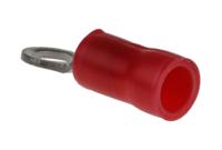 34142 TE Connectivity, PLASTI-GRIP Insulated Crimp Ring Terminal, M3.5 Stud Size, 0.26mm² to 1.65mm² Wire Size, Red