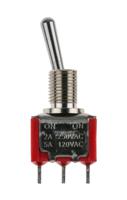 448-0747 RS PRO Toggle Switch, Panel Mount, On-On, SPDT, Solder Terminal