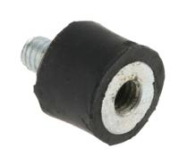 126-4283 RS PRO M4 Anti Vibration Mount, Male to Female Bobbin with 4.75kg Compression Load