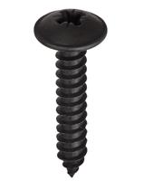 286-7160 RS PRO Black Oxide Steel Flanged Head Self Tapping Screw, N°6 x 13mm Long