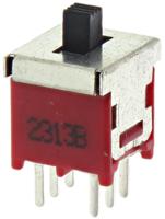 734-7252 RS PRO PCB Slide Switch DPDT On-Off-On 3 A @ 120 V ac Top