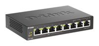 dgs-1008pe D-Link 8-Port Gigabit PoE Unmanaged Desktop Switch, Unmanaged 8 Port Gigabit Switch With PoE EU