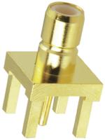 smb1251b1-3gt30g-50 Amphenol RF, Jack Through Hole SMB Connector, 50Ω, Solder Termination, Straight Body